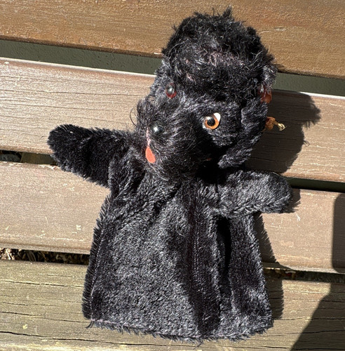 Alte steiff handpuppe pudel - alte,