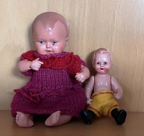 Nostalgie duo puppen original - puppen,