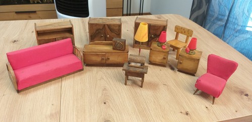 Vintage puppenzimmer möbel - vintage,