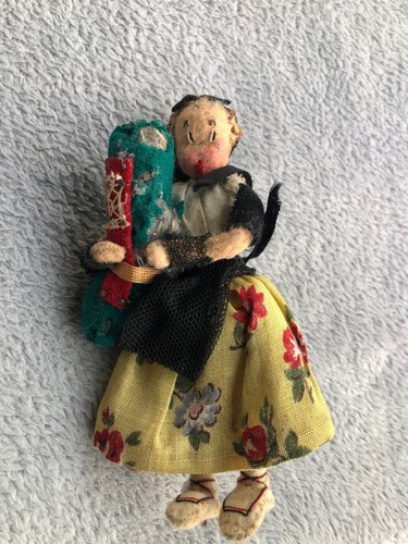 Antike stoffpuppe spanisches - antike, stoffpuppe,