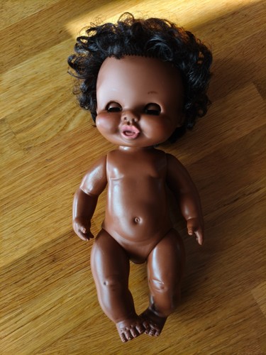 Puppe schwarze afro sehr - sehr, alt