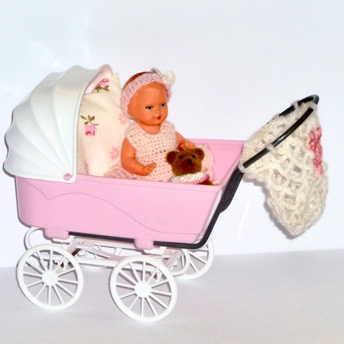 Alt puppenwagen mit - *,